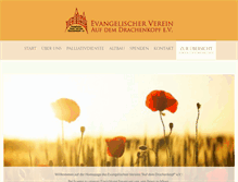 Tablet Screenshot of drachenkopf-ev.de